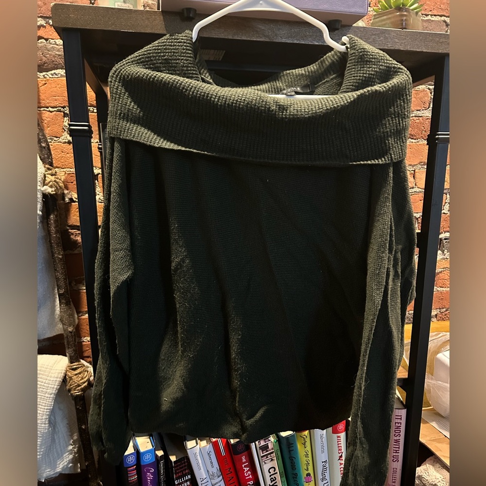 Off the shoulder sweater